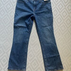 Madewell Kick out Crop Jeans NWT